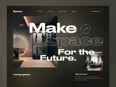 Space- Creating Bespoke Workplace besktop workspace creative design dark mode design inspiration landingpage modern design office room trendy design ui ui design uidesign uiux web website website design workspace workspace landingpage workspace website workstation