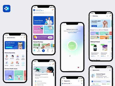 Docly Mobile App - All in One Medical Solution (UX case Study) animation appointment consultation doctor doctor app doctor appointment health app healthcare healthcare app hospital app interaction medical medical app medical care medicine mobile mobile app design mobile ui patient app product design