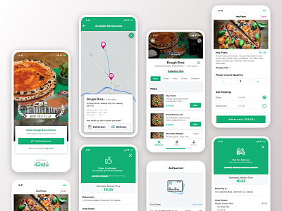 Ordu.io - Online Ordering Apps For Restaurants app branding delivery app ecommerce app food and drink food app illustrations minimal mobile app onboarding ui online ordering online shop pizza pizza app product design table ordering timeslots ui ux uxdesign