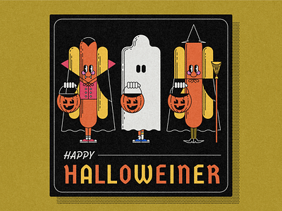Vectober // Mask costume flat geometric ghost halloween hotdog illustration inktober line art spooky texture trick or treat vampire vectober witch
