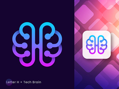 Creative Human Brain Technology Logo