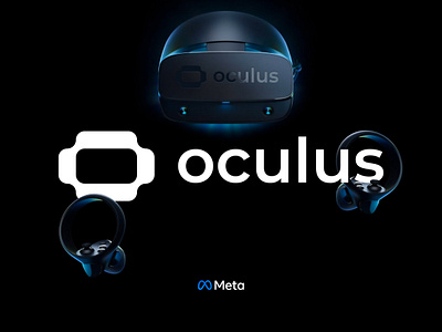 Oculus Quest 3 blockchain branding crypto cryptocurrency design facebook illustration logo meta redesign metaverse minimalism oculus quest 3 simple ui vr vr experince vr logo