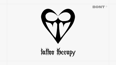 tattoo brand. bont branding design illustration logo tattoo