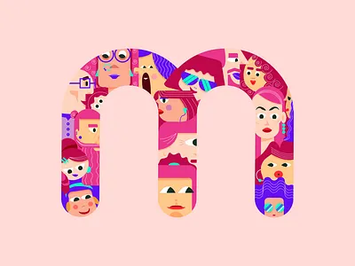 Diversity & Collaboration adobe characters creative design design graphic design humans illustration illustrator logo meesho design team team collaboration vector