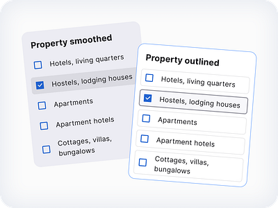 Styling ideas for React checkbox component app design figma material selection templates ui ui kit