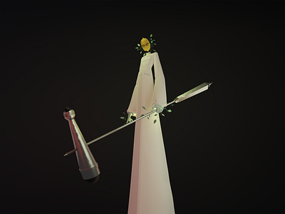 Lemon 3d blender character doctor hammer hero plant warrior