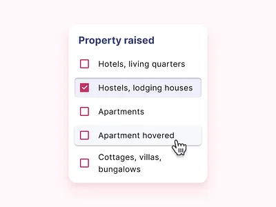 Styling ideas for React checkbox component UI design app checked design figma templates ui ui kit