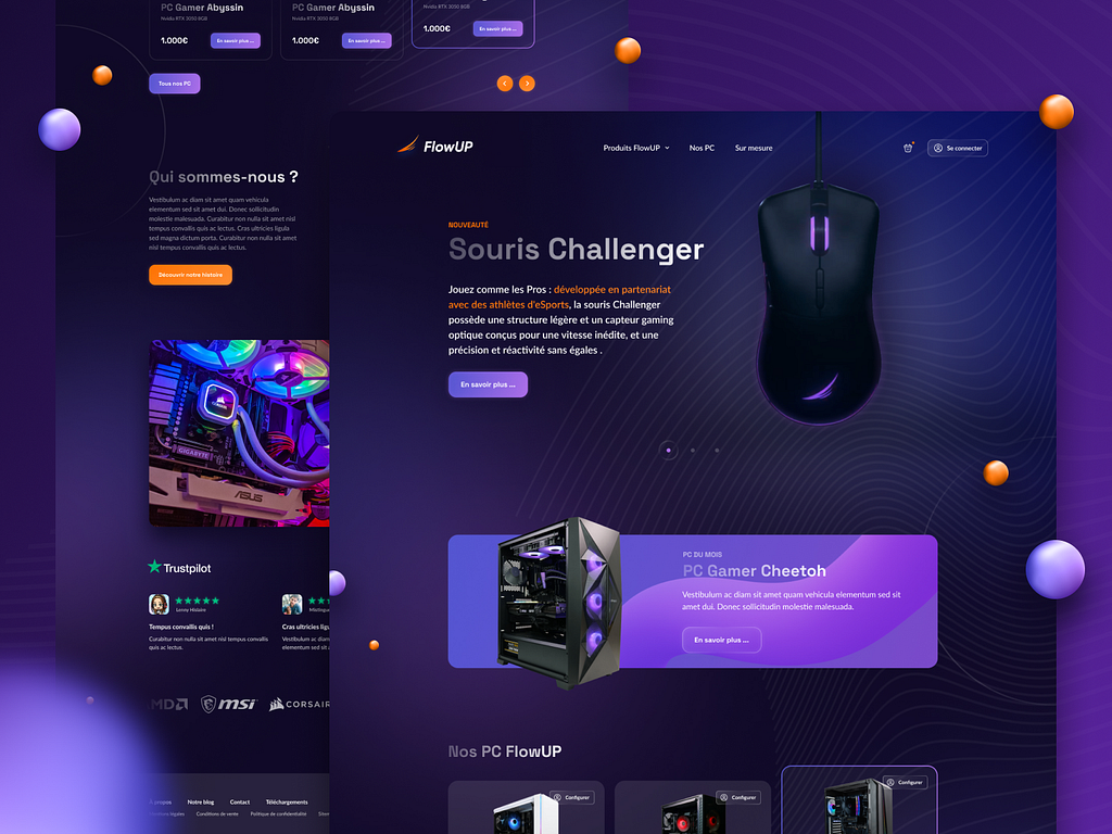 flowup-custom-pc-e-commerce-homepage-by-odoo-on-dribbble