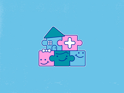 Daycare Logo daycare house logo puzzle