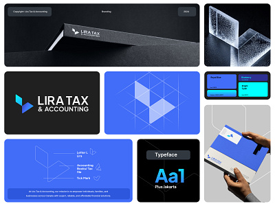 Lira Tax & Accounting - Canada 🇨🇦 accounting brand identity branding canada corporate graphic design logo logo presentation logomark logotype minimal tax