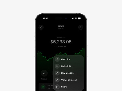 Phantom - Crypto Wallet App animation app design ui ux