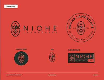 Niche Landscapes branding design graphic design identity logo logo design