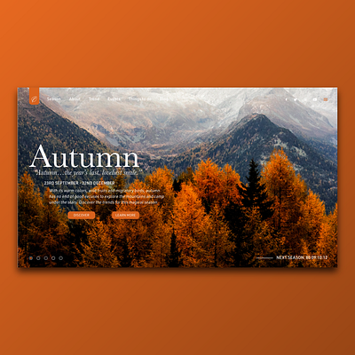 AUTUMN 3d animation branding graphic design logo motion graphics ui