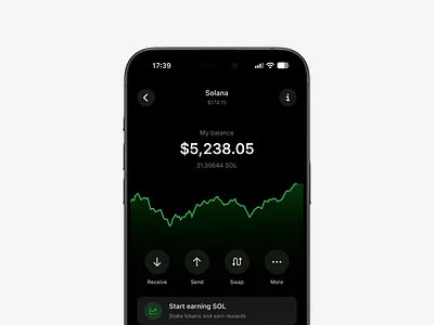 Phantom - Crypto Wallet App animation app design ui ux