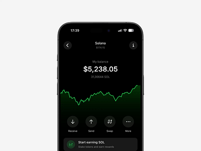 Phantom - Crypto Wallet App animation app design ui ux