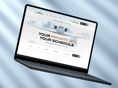 Private jet landing page aesthetic booking charter clean design flight helicopter jet jets landing page luxury modern plane private professional travel ui uiux unique website