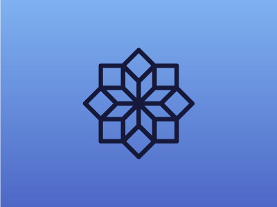Double Bloom Icon 3d brand branding clean cross design flower graphicdesign icon illustration logo minimal monoline monoweight onepointperspective open perspective vector x