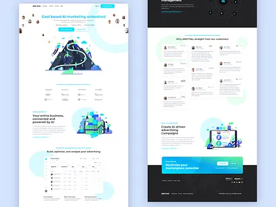 Landing page branding bulma illustration landing modern software ui vue 3