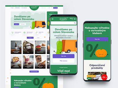 Sladučke Ovocie Redesign branding eshop logo ui ux webdesign