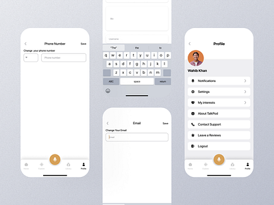 Profile Mobile App Ui app design mobile profile profile app profile dashboard profile design profile details profile experience profile interface profile mobile profile option profile page profile screen profile setting profile ui profile view profile widget screen ui