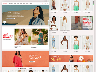 E-commerce fashion website beauty cantao e commerce ecommerce fashion fashion design interface online store ui uiux user interface web website