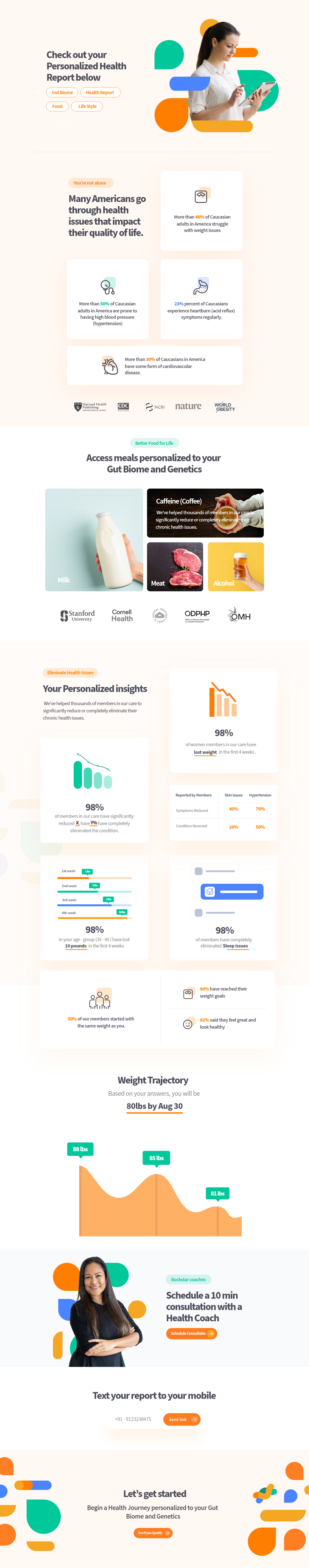 Example of Landing Page Design