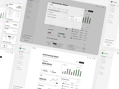 Analytica - Search Modal & Manage Widget Interaction analytics animation app branding dashboard design graphic design logo motion motion graphics sales sales analytics search search flow search modal ui