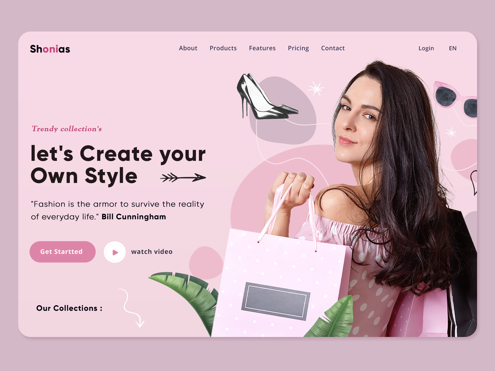 Example of Landing Page Design Halo UI/UX
