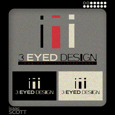 3 Eyed Design Logo 3 eyed design branding graphic design iii logo oklahoma tulsa