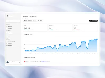 Store Dashboard Template dashboard dashboard ui ecommerce store store dashboard store ui template uiux