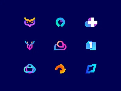 Unused Abstract Logo Collection abstract art abstract logo abstract logo collection brand identity business logo cloud logo colorful logo creative logo design gradient logo illustration logo logo design logo idea logo inspiration logofolio modern lettering modern logo modern logo collection unused logo