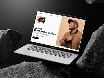 Craftsmanship of hats and caps - Website concept caps concept design designcommunity designconcept designtrends hats herosection homepage homepagedesign interfacedesign landingpage modern style ui uidesign uiux visualdesign web webdesign