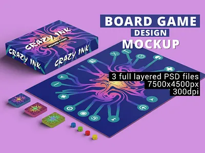 Board Game Design Mockup activity board board game challenge competition dice entertainment fun gambling game gaming hobby leisure playful rule strategic strategy toy winner