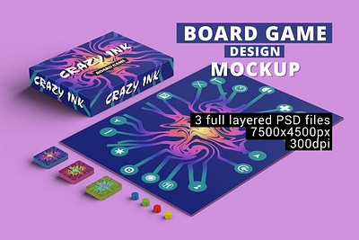 Board Game Design Mockup activity board board game challenge competition dice entertainment fun gambling game gaming hobby leisure playful rule strategic strategy toy winner