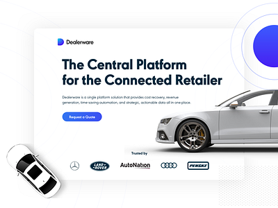 Fleet Management Platform | Request A Quote Landing Page automotive conversion design cro design fleet management get a quote landing page marketing request a quote saas software ui ux web