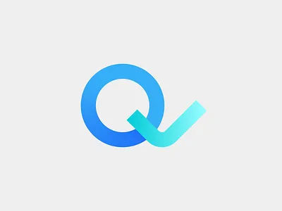 «Quantize» App Logo branding logo