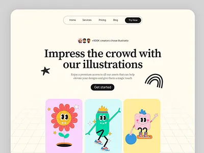 Digital Marketplace Hero Section | Online Marketplace Web Design digital marketplace illustrations online marketplace web design web development