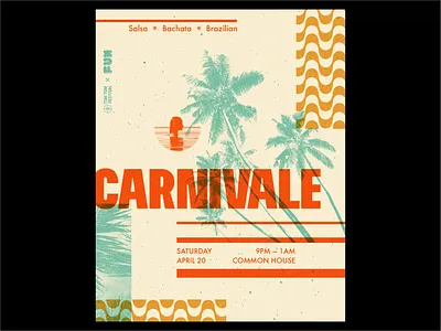 Carnivale branding collage design geometry illustration layout pattern texture type