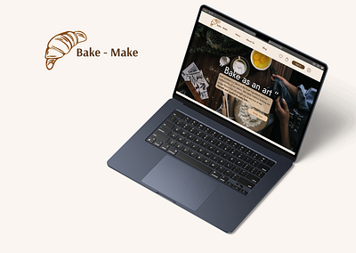 Bake Make (Landing page) ui