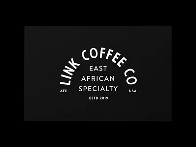 Link Coffee Co americana badge brand identity branding clean coffee coffee company design illustration logo logomark minimal retro roastery signage stationery vector vintage