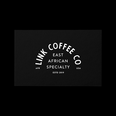 Link Coffee Co americana badge brand identity branding clean coffee coffee company design illustration logo logomark minimal retro roastery signage stationery vector vintage