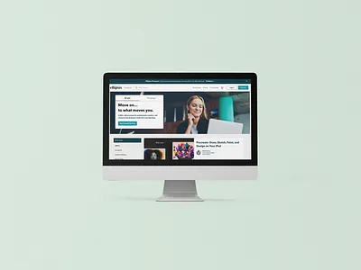 Ellipsis (Responsive Web Design & Branding) course design e learning education elearning ellipsis graphic graphic design journey learning library mobile modern responsive responsive design skills sleek ui video website