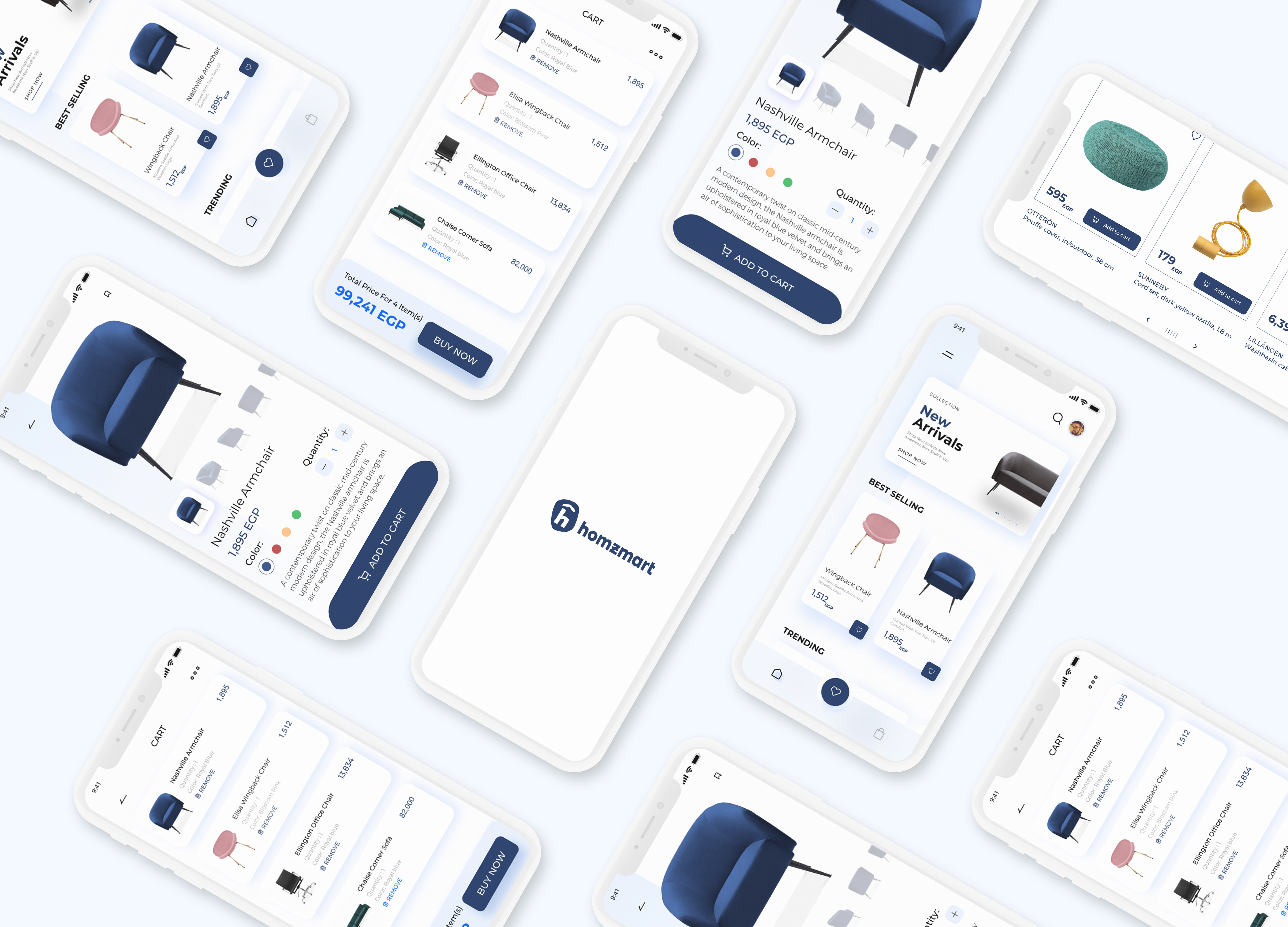 Example of Mobile App UI/UX Design & Prototyping