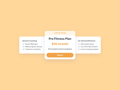 Pricing Plan Card plan card pricing plan card ui uidesign uiux