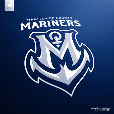 Manitowoc County Mariners - Anchor Sports Logo anchor anchor logo dasedesigns design esports gaming illustration logo m logo mariners mariners logo mascot mascot logo monitowoc sports sports branding sports logo wisconsin