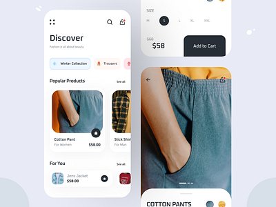 E-Commerce App app app design design ecommerce ecommerce app fashion fashion app ui