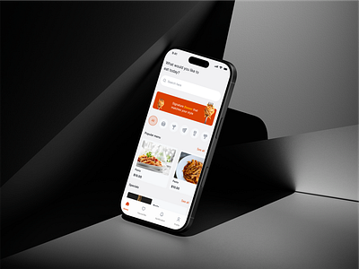 Food delivery mobile app graphic design illustration typography ui ux website