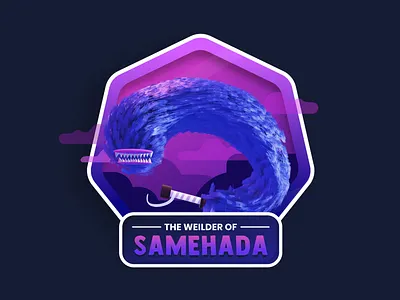 Akatsuki Samehada from Naruto Shippuden 2d 3d akatsuki blender blender 3d blender3dart character characterdesign design fanart illustration illustrator naruto