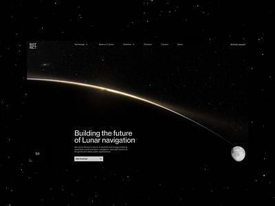 AI Website design satellite tech startup ✦ Instinct animation design e commerce home page interaction interactive landing page motion graphics scroll service site startup ui ux web web design website