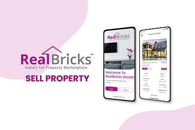 RealBricks - The Real Estate App mobile app design property app design real estate app design ui design uiux design ux design